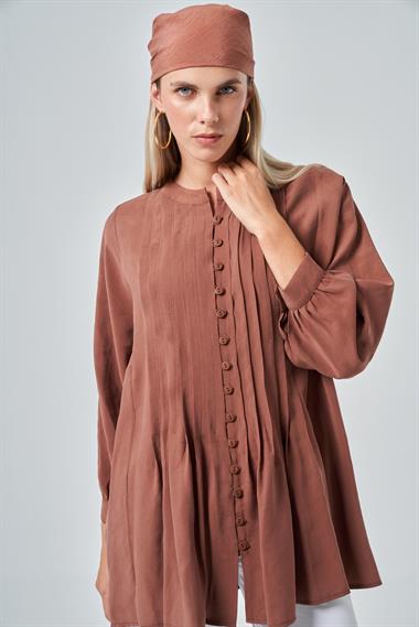 FTZ Women Kadın Tunik  Kakao 31180