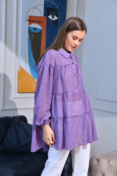 FTZ Women Kadın Tunik  Mor 30522
