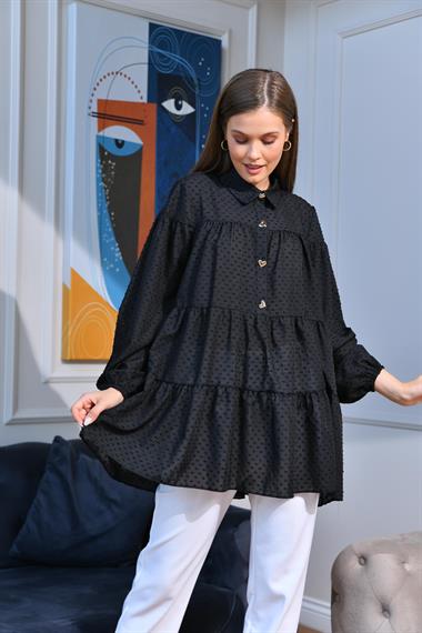 FTZ Women Kadın Tunik  Siyah 30522