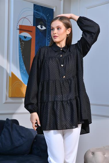 FTZ Women Kadın Tunik  Siyah 30522