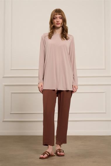 FTZ Women Kadın Uzun Kollu İçlik  Beige 31086