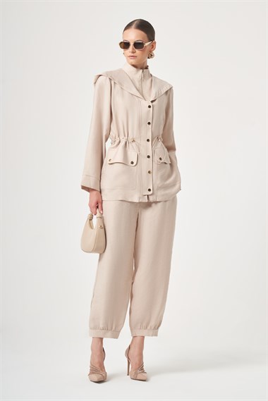 FTZ Women Kadın Valencia Takım  Beige 31311