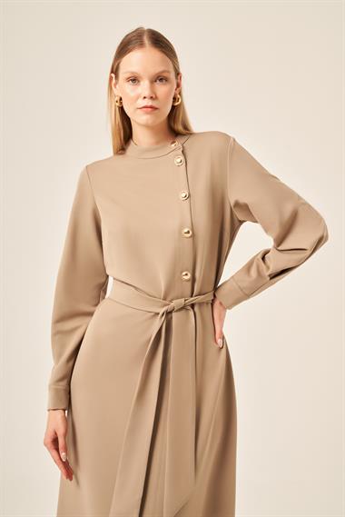 FTZ Women KADIN ZEUS ELBİSE  Beige 31206