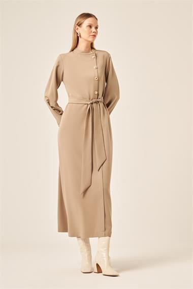 FTZ Women KADIN ZEUS ELBİSE  Beige 31206