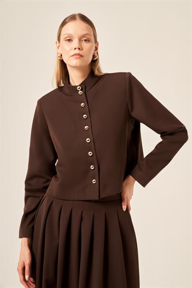 FTZ Women KADIN ZEUS  ETEKLİ TAKIM  Kahve 31207