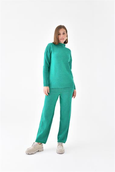 FTZ Women Kadın Saç Örgülü  İkili Takım  Benetton 20618