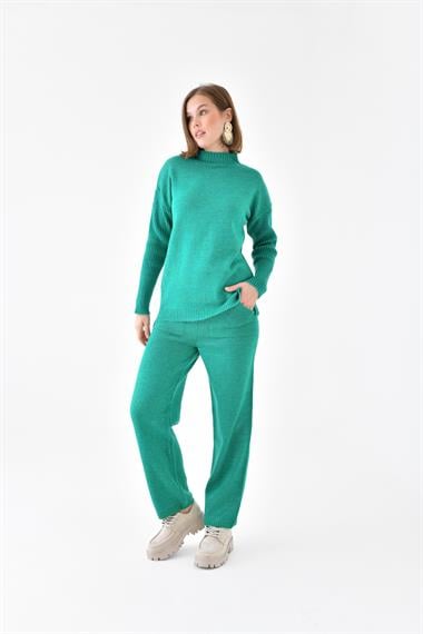 FTZ Women Kadın Saç Örgülü  İkili Takım  Benetton 20618