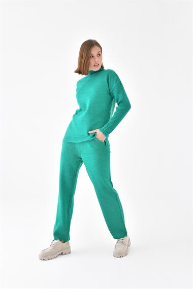 FTZ Women Kadın Saç Örgülü  İkili Takım  Benetton 20618