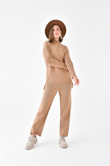 FTZ Women Kadın Saç Örgülü  İkili Takım  Bisküvi 20618