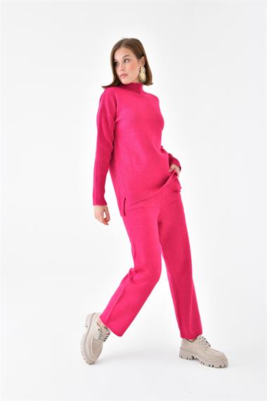 FTZ Women Kadın Saç Örgülü  İkili Takım  Fuşya 20618