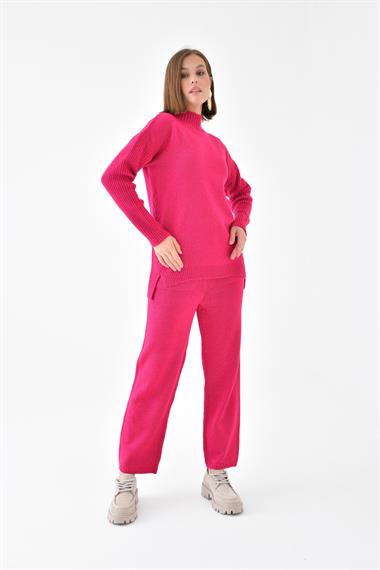 FTZ Women Kadın Saç Örgülü  İkili Takım  Fuşya 20618