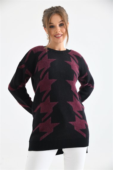 FTZ Women Kadın Kazayağı Detaylı Bluz  Siyah 20031