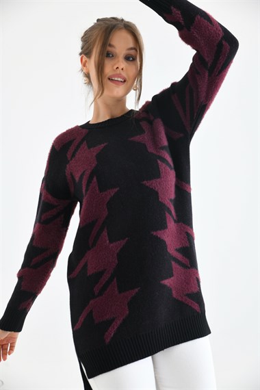 FTZ Women Kadın Kazayağı Detaylı Bluz  Siyah 20031