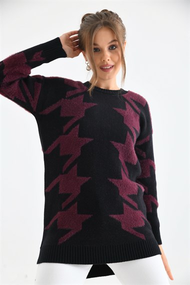 FTZ Women Kadın Kazayağı Detaylı Bluz  Siyah 20031