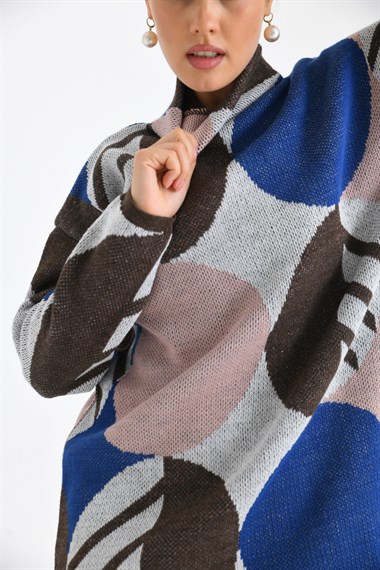 FTZ Women Kadın Kendiliğinden Yakalı Bluz  Kahve 20042