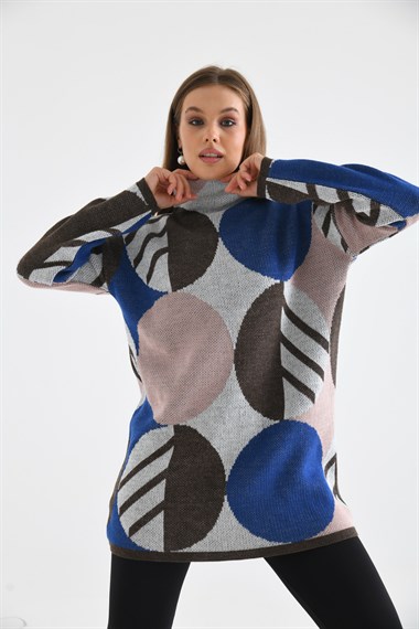 FTZ Women Kadın Kendiliğinden Yakalı Bluz  Kahve 20042