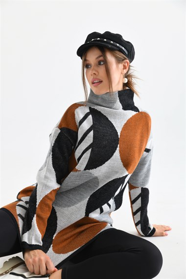 FTZ Women Kadın Kendiliğinden Yakalı Bluz  Siyah 20042