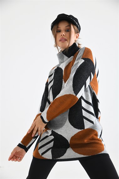 FTZ Women Kadın Kendiliğinden Yakalı Bluz  Siyah 20042