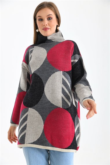 FTZ Women Kadın Kendiliğinden Yakalı Bluz  Taş 20042