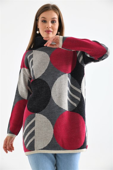 FTZ Women Kadın Kendiliğinden Yakalı Bluz  Taş 20042