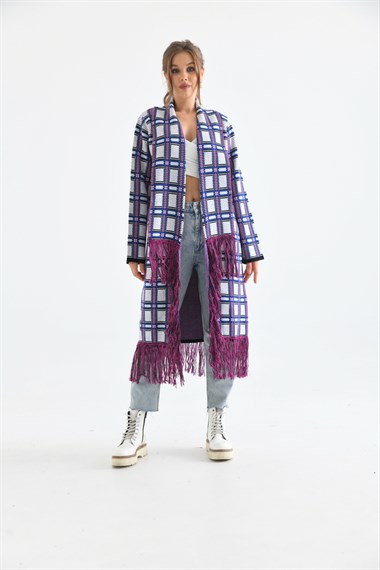 FTZ Women Kadın Püskül Detaylı Giy-Çık  Siyah 20067