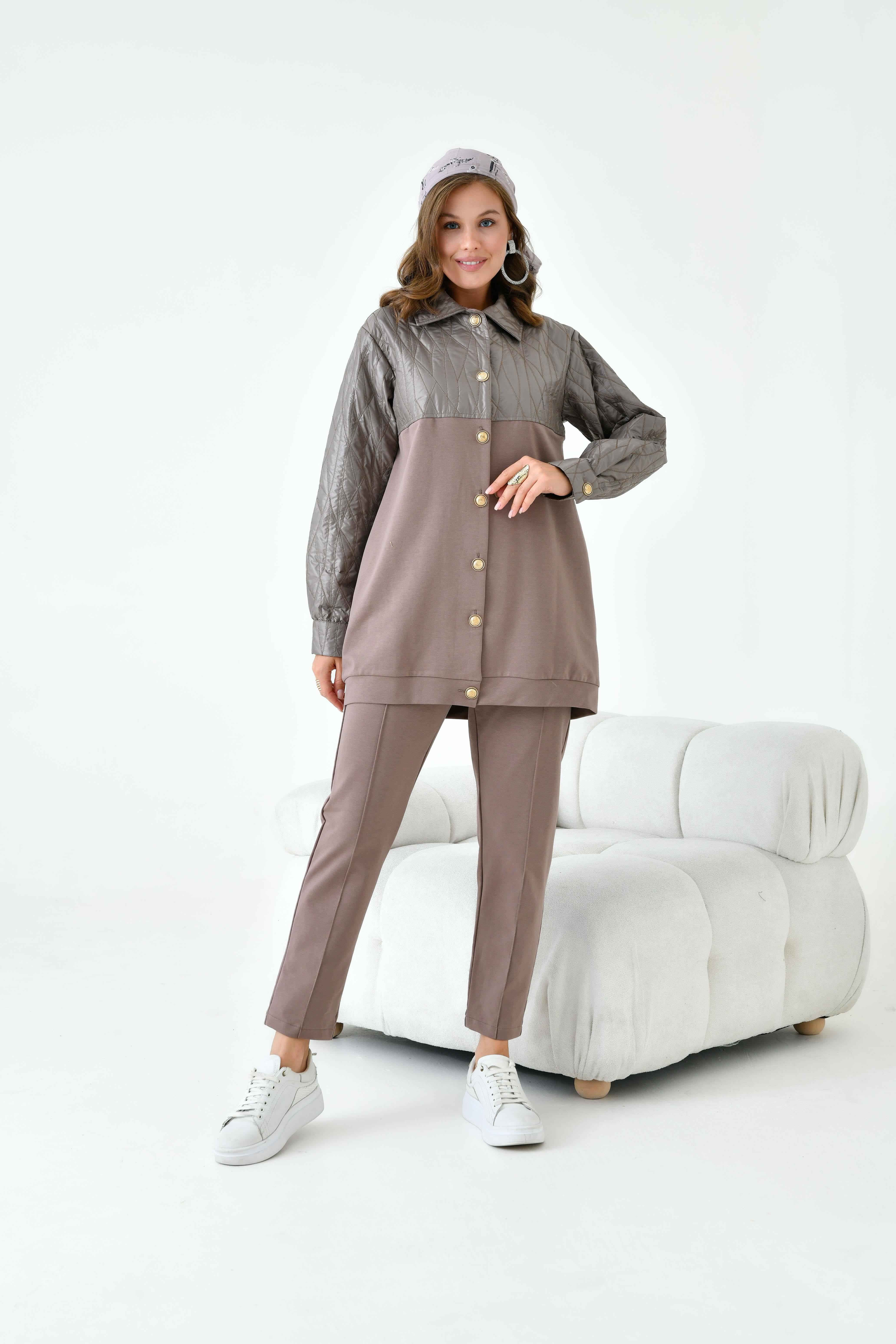 Ftz Bayan Capitone Takım Vizon 30909