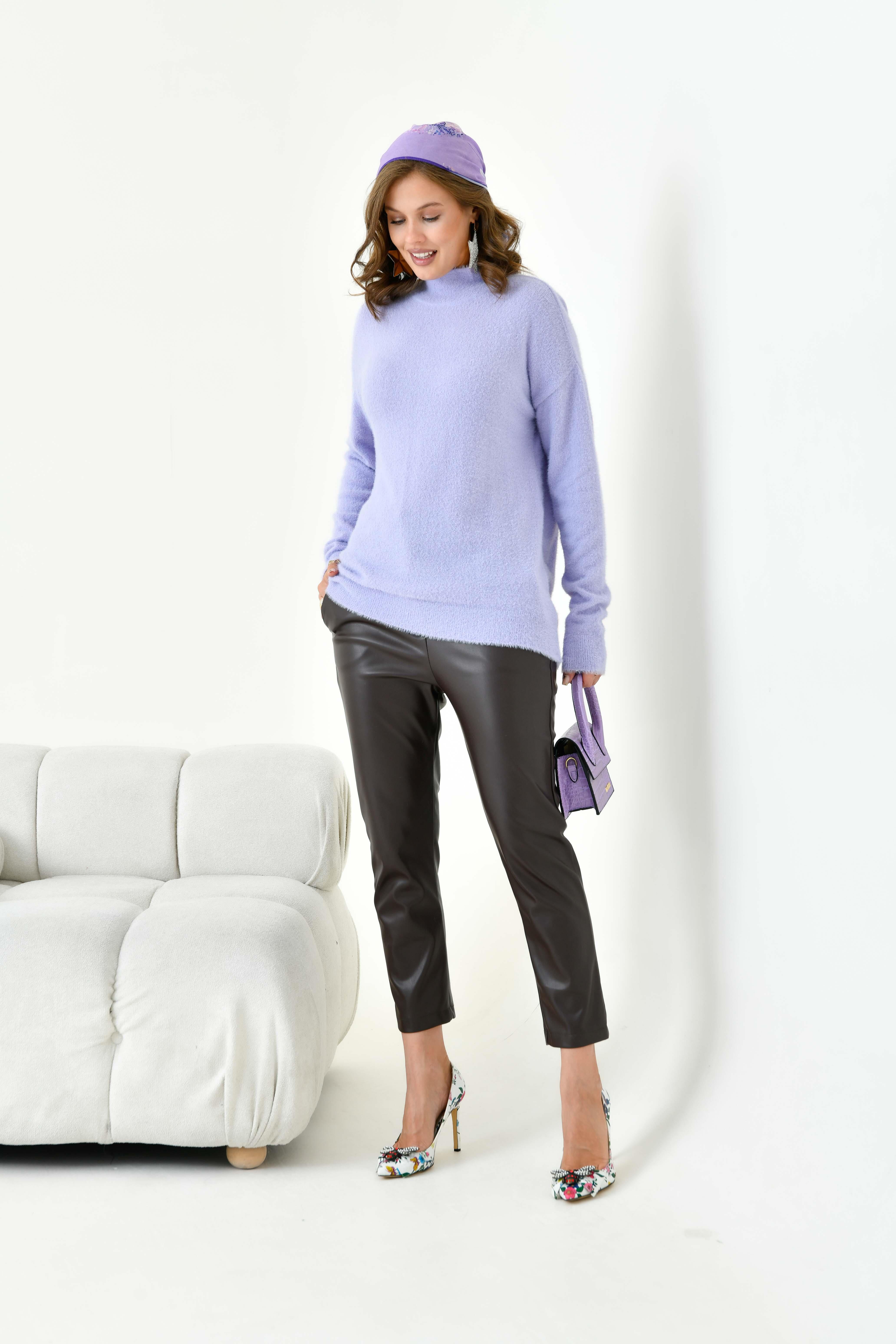 Ftz Kadın Basic Kazak Lila 20878