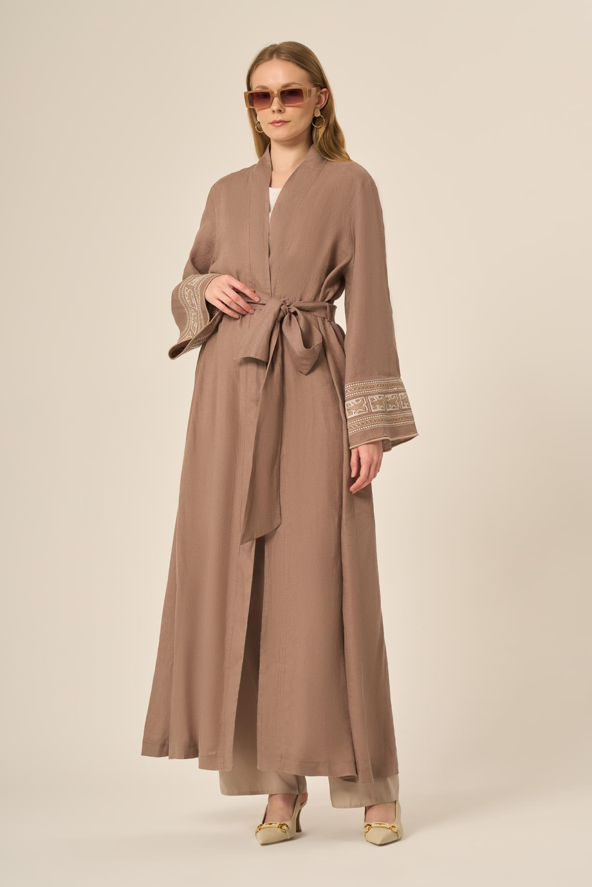 Ftz Kadın Ham Keten Kap Vizon 31110