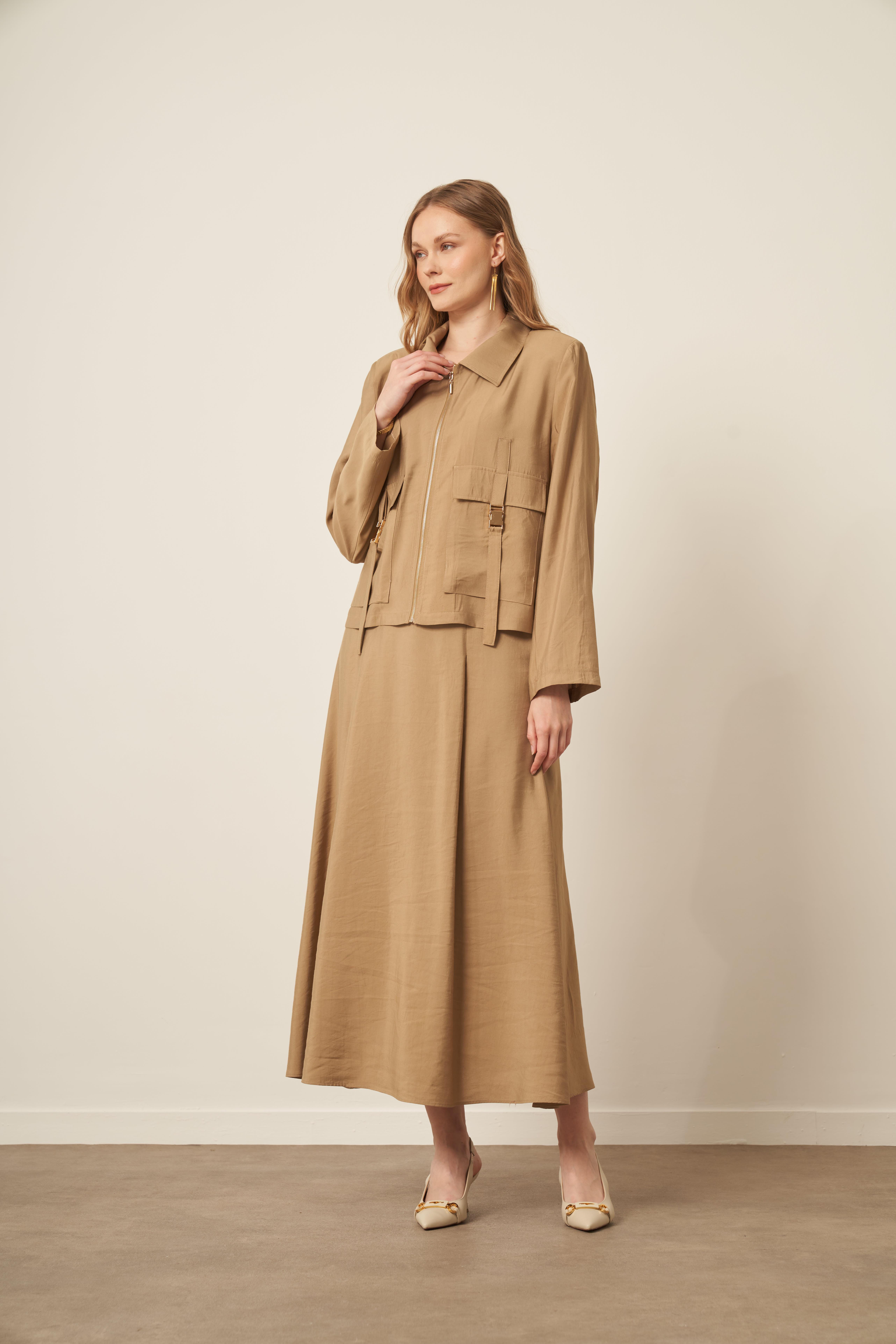 Ftz Kadın Kupra Takım K.bej 31153