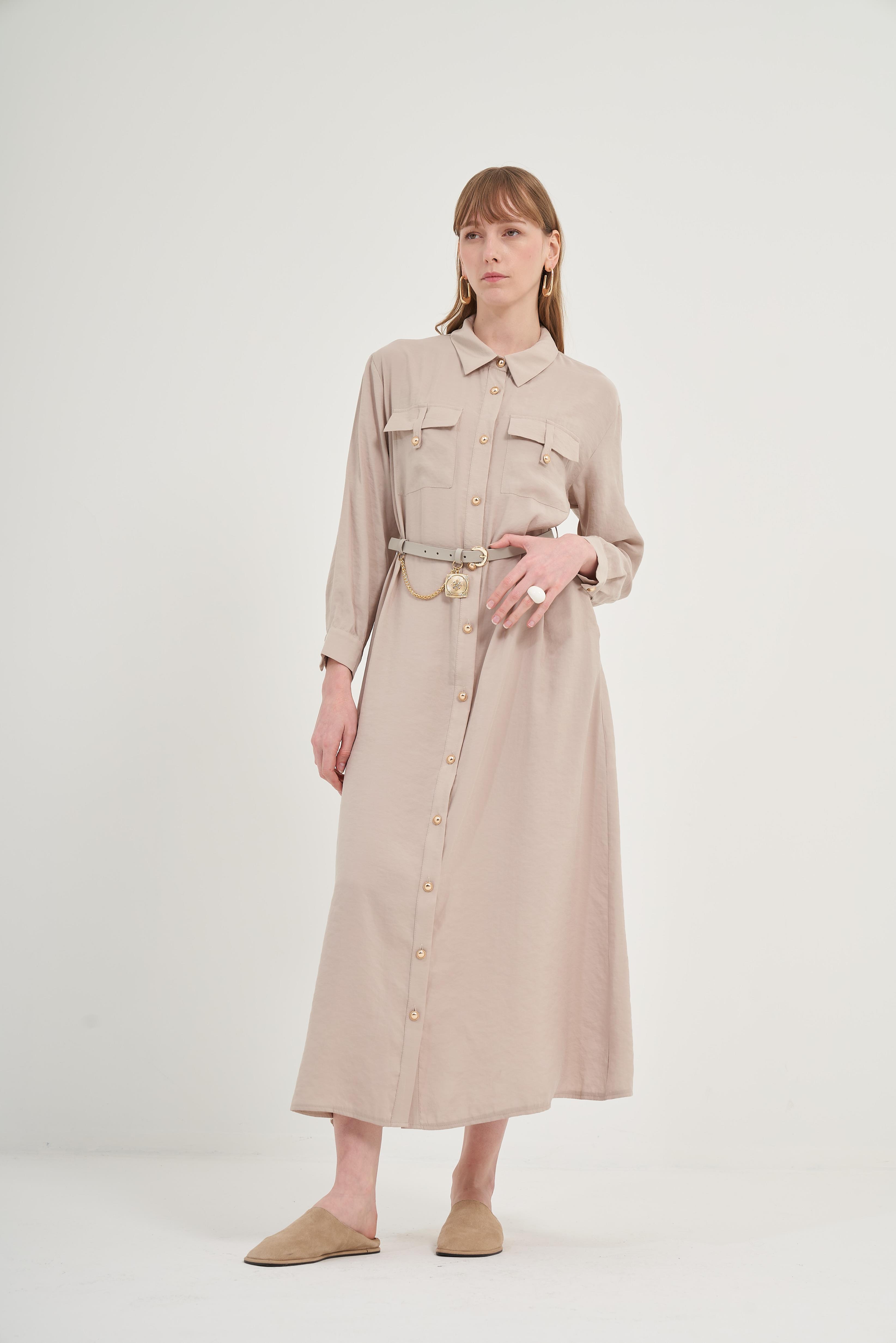 Ftz Modal Elbise Taş 31016