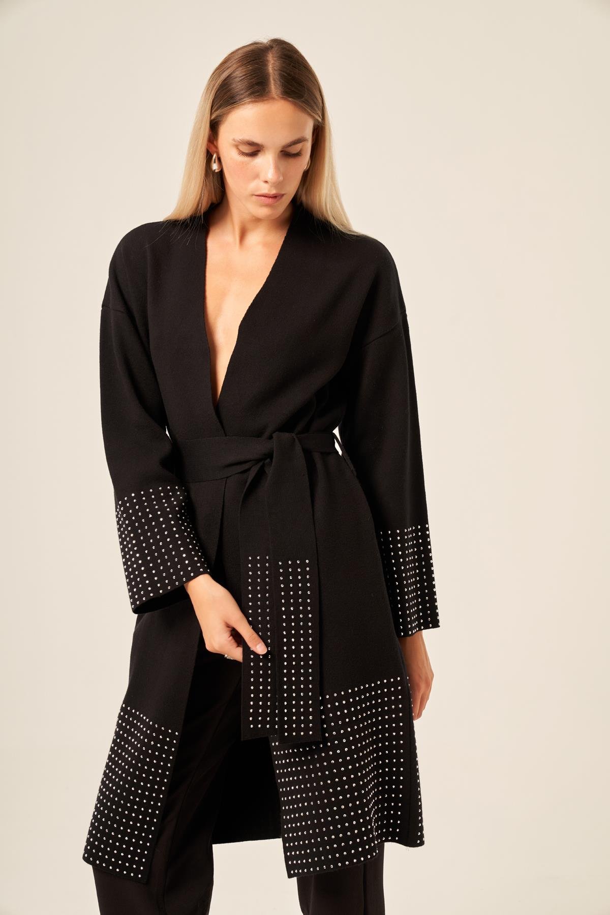 FTZ Women Ftz Kadın Taş Detaylı Giycık  Siyah 20833