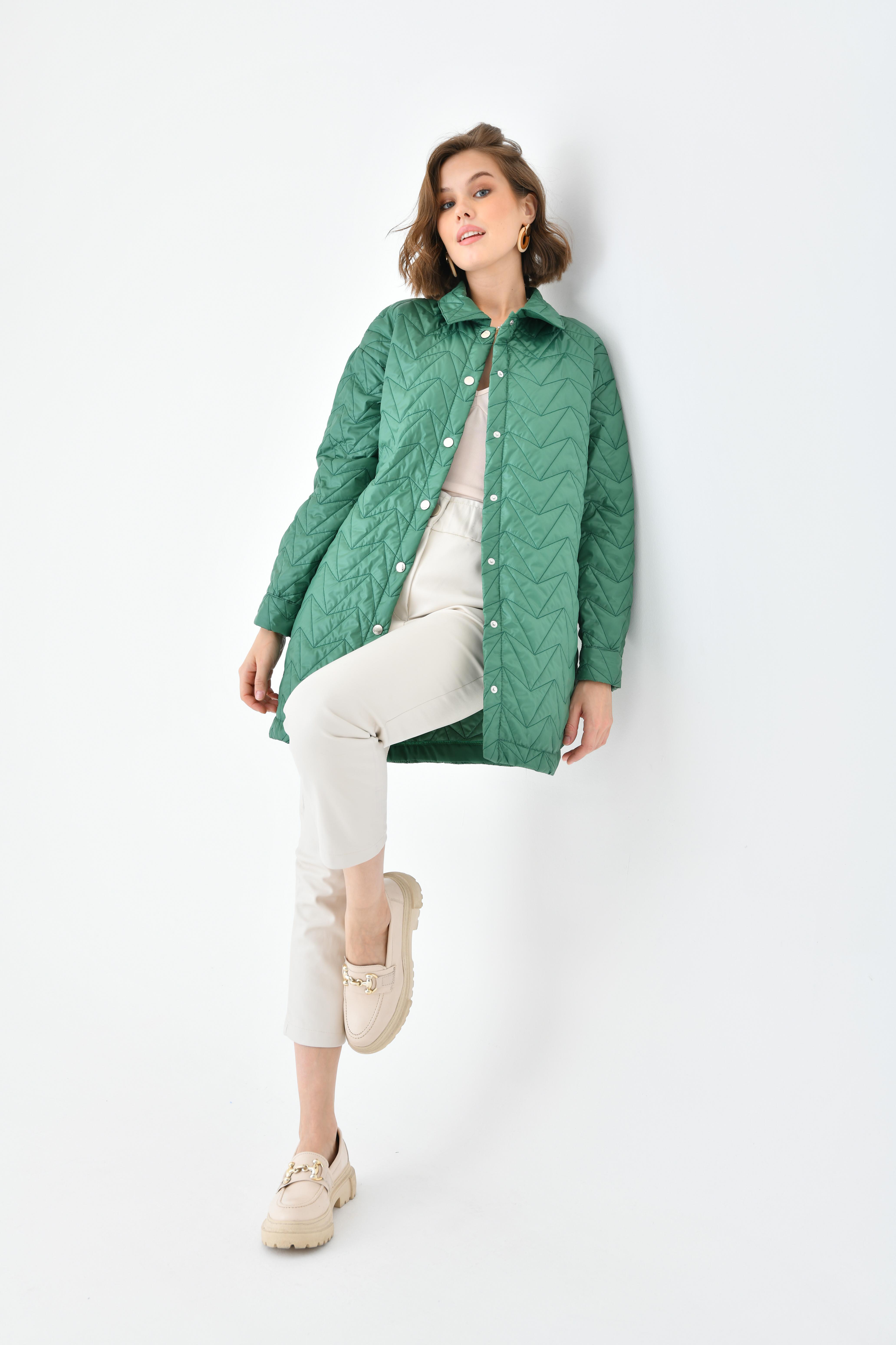 Ftz Women Kadın Kapitoneli Kap Benetton 30629