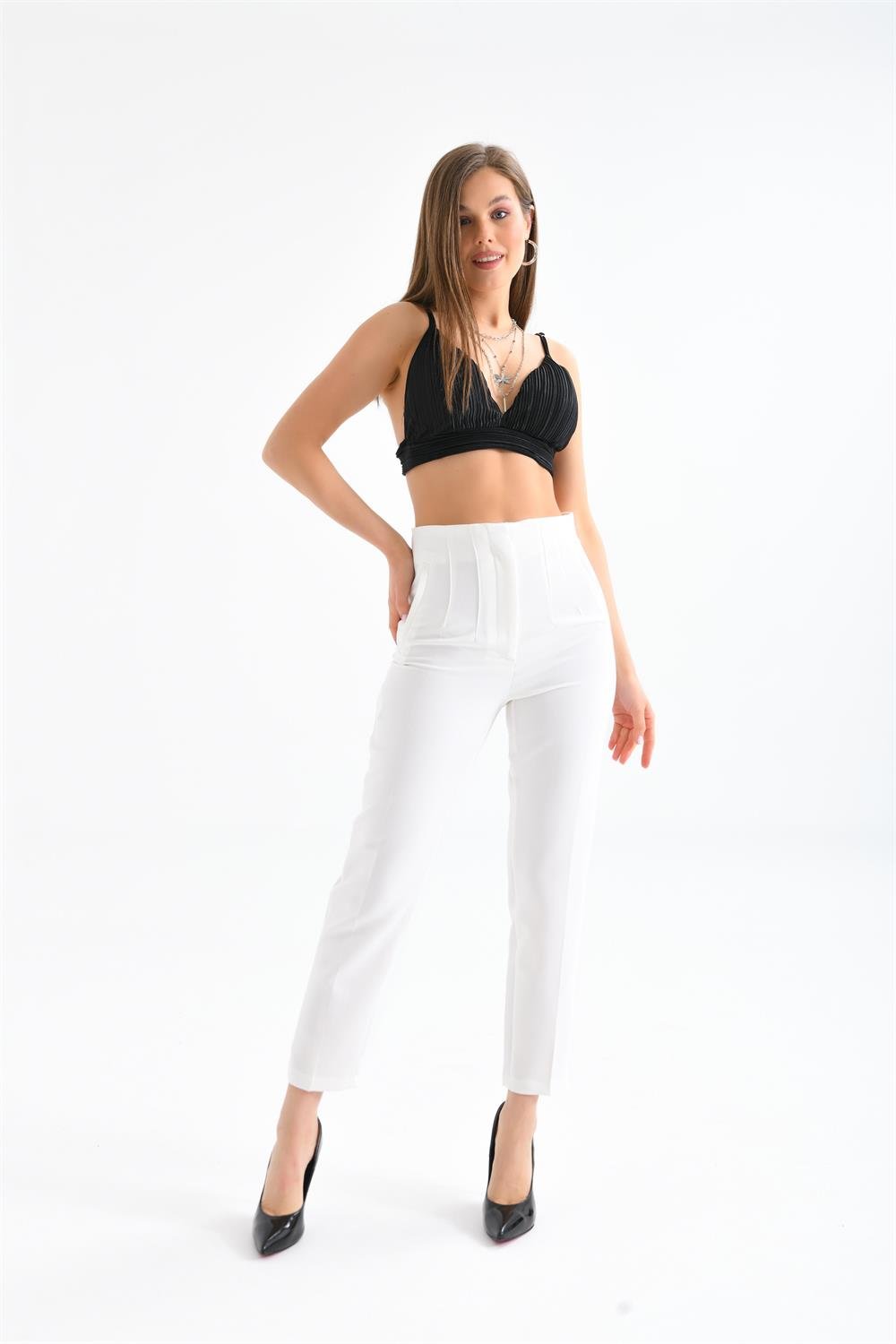 FTZ Women Kadın Pantolon EKRU