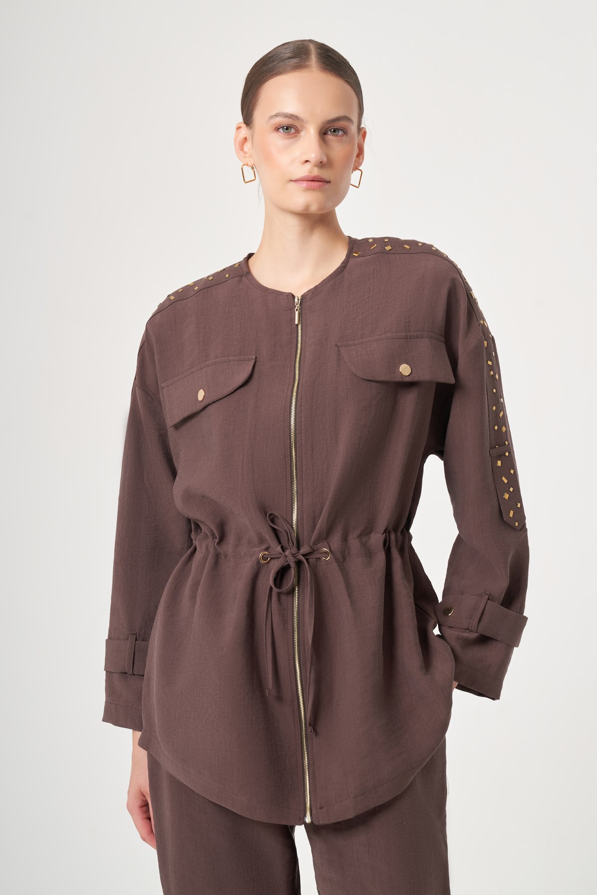 FTZ Women Kadın Tulipa Takım  Kahve 31428
