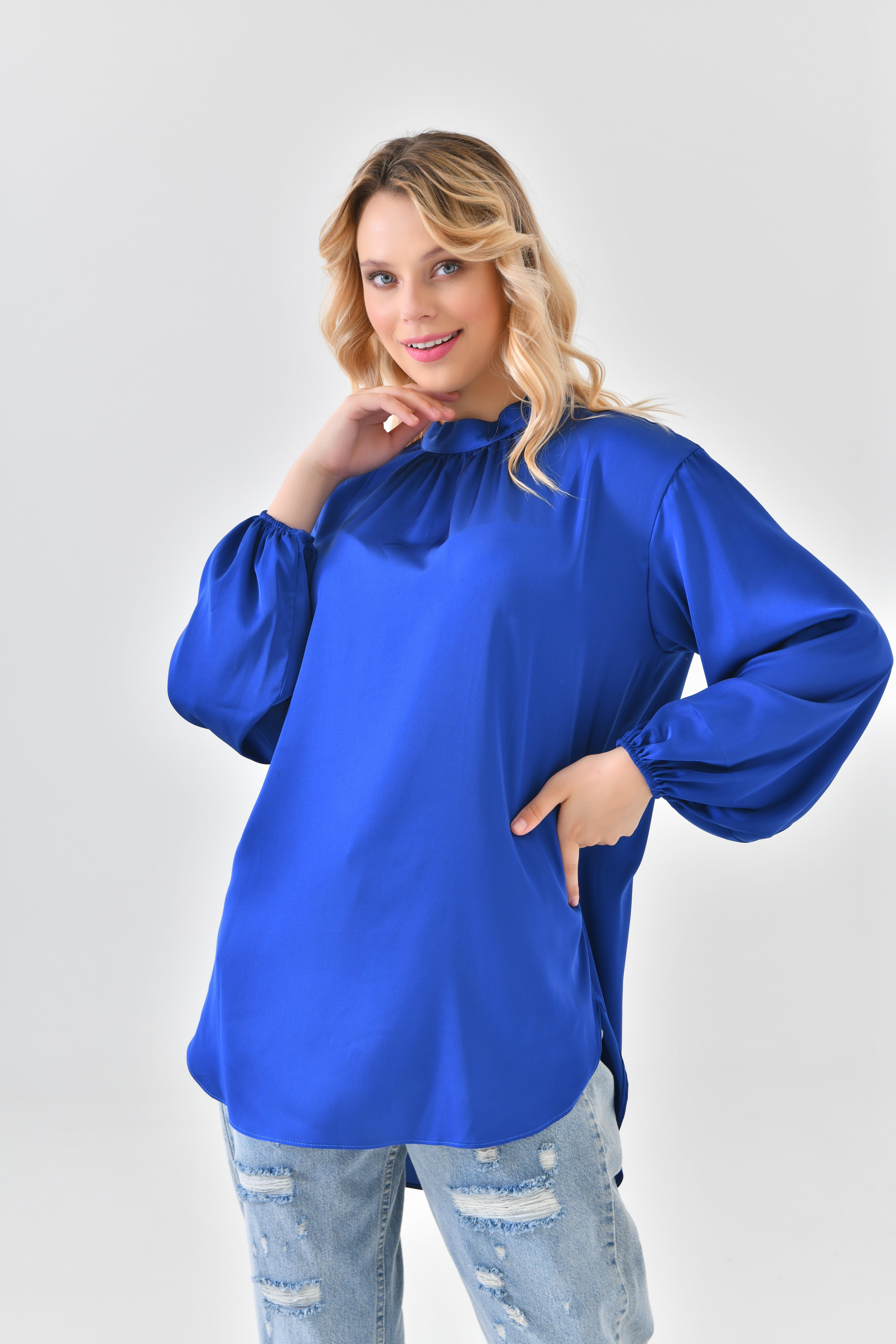 FTZ Women Kadın Tunik  Saks Mavi 30523