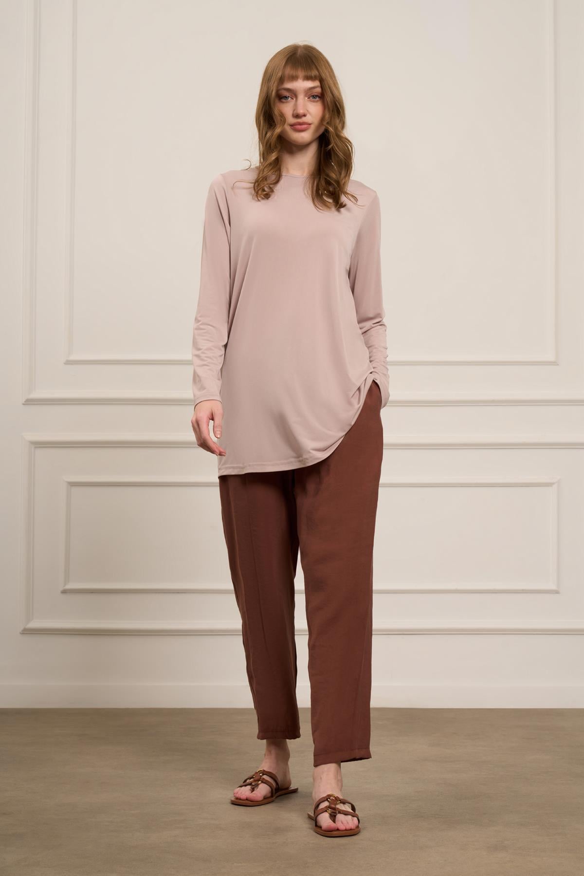FTZ Women Kadın Uzun Kollu İçlik  Beige 31086