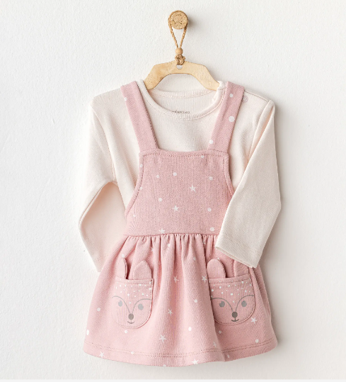 Andy Wawa Elbise Takım Puppy Gazelle Pembe