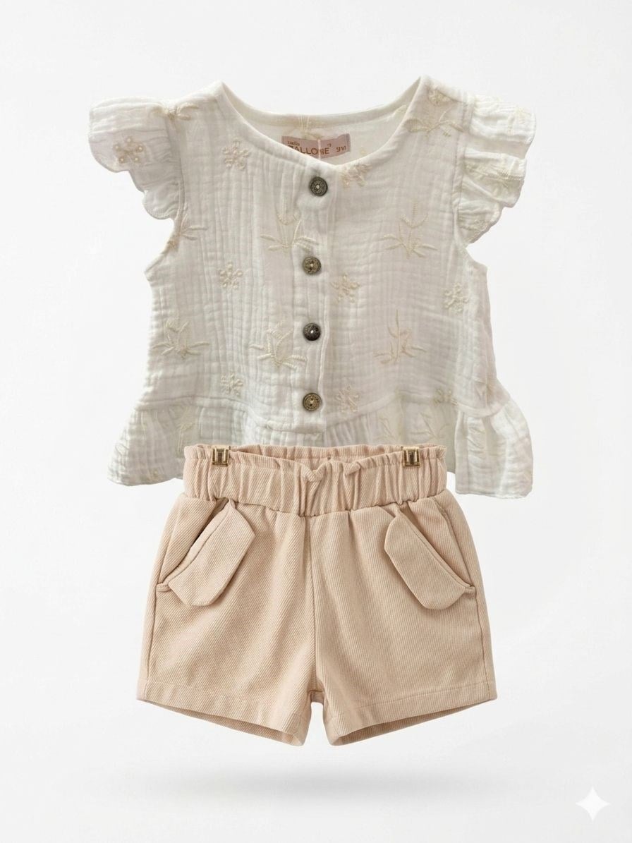 Babydoll 2li Takım Pallone Ekru