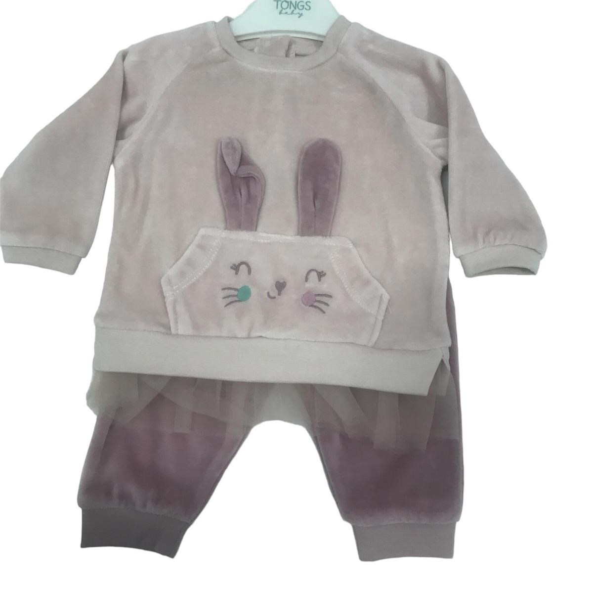 Babydoll 2li Takım Tongs Pembe