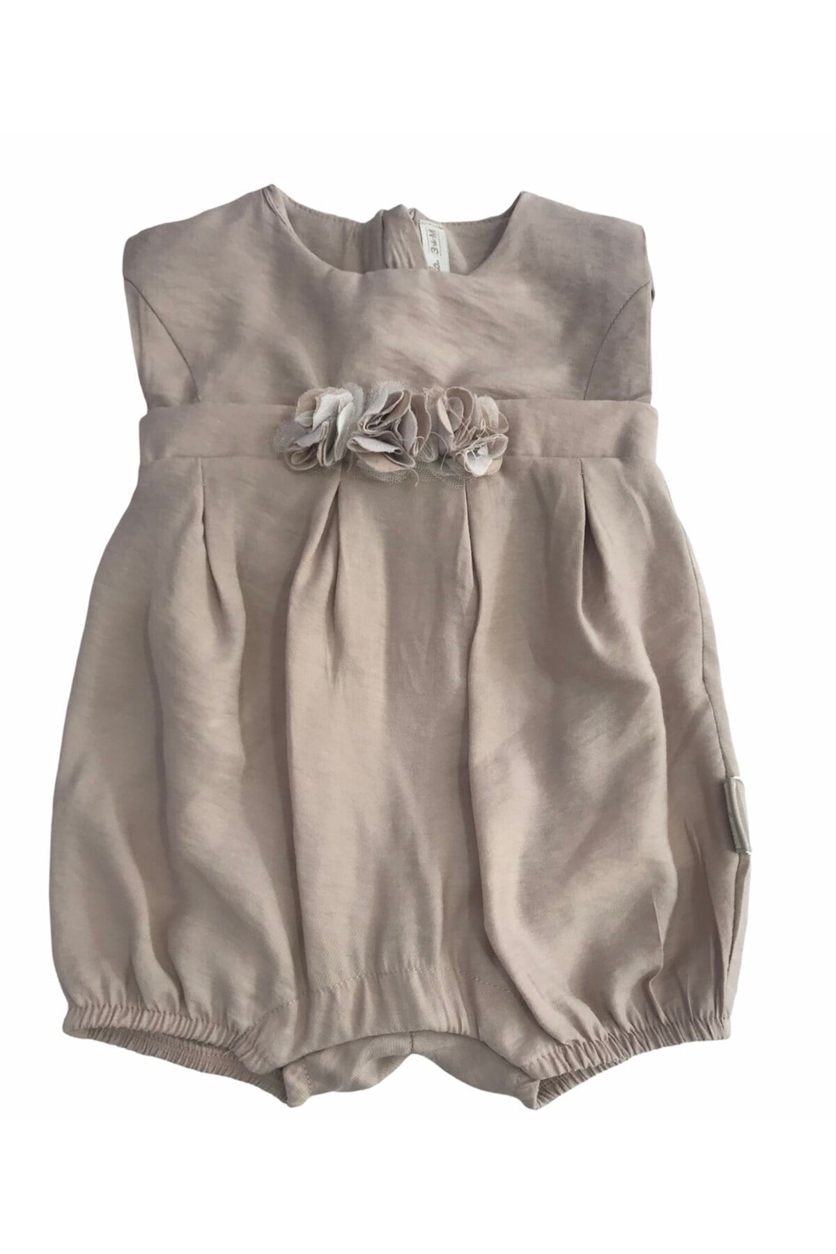 Babydoll Tulum Kahverengi Çiçekli