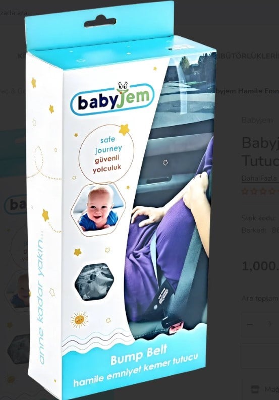 Babyjem Hamile Emniyet Kemer Tutucu