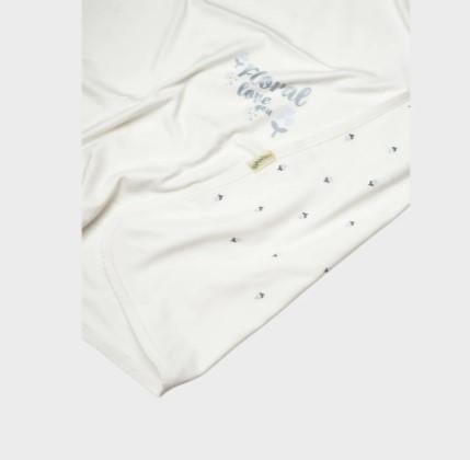 Bibaby Organik Hastane Çıkışı 10lu Love Floral Ekru - Lila