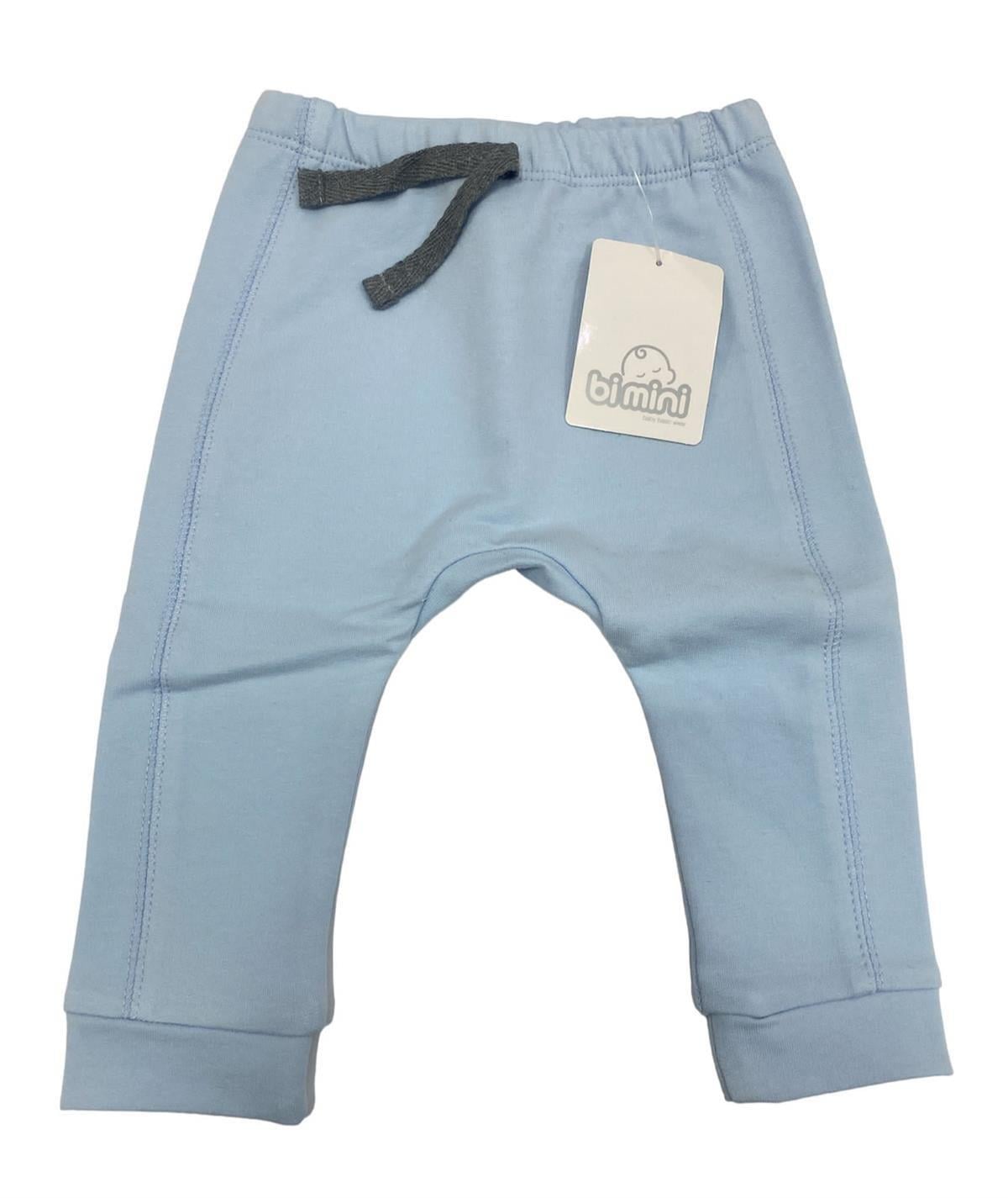 Bibaby Pantolon İki İp Moons Bimin Bebe Mavi