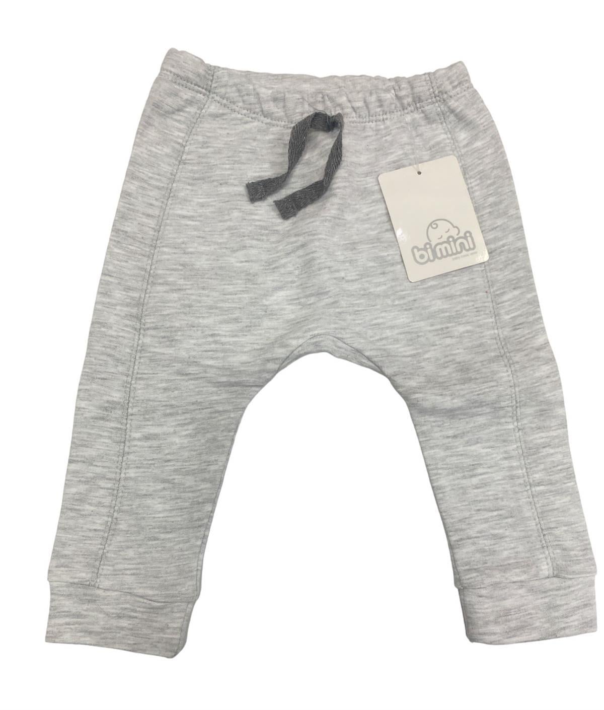 Bibaby Pantolon İki İp Moons Bimini Kırçıllı Gri