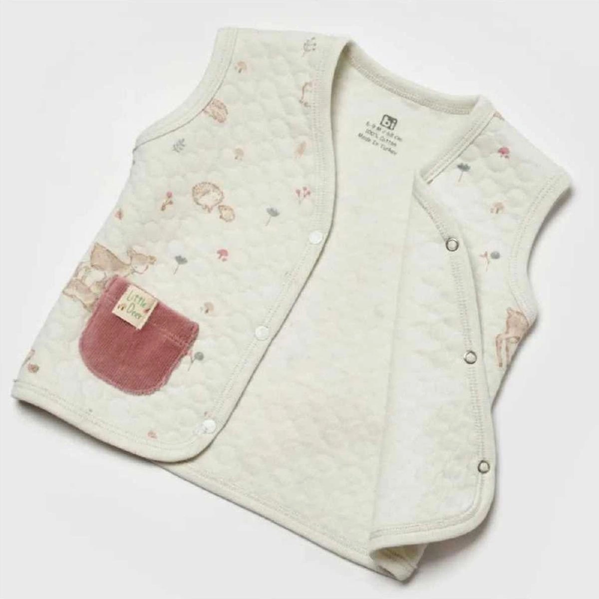 Bibaby Yelek Little Deer Mint - Powder