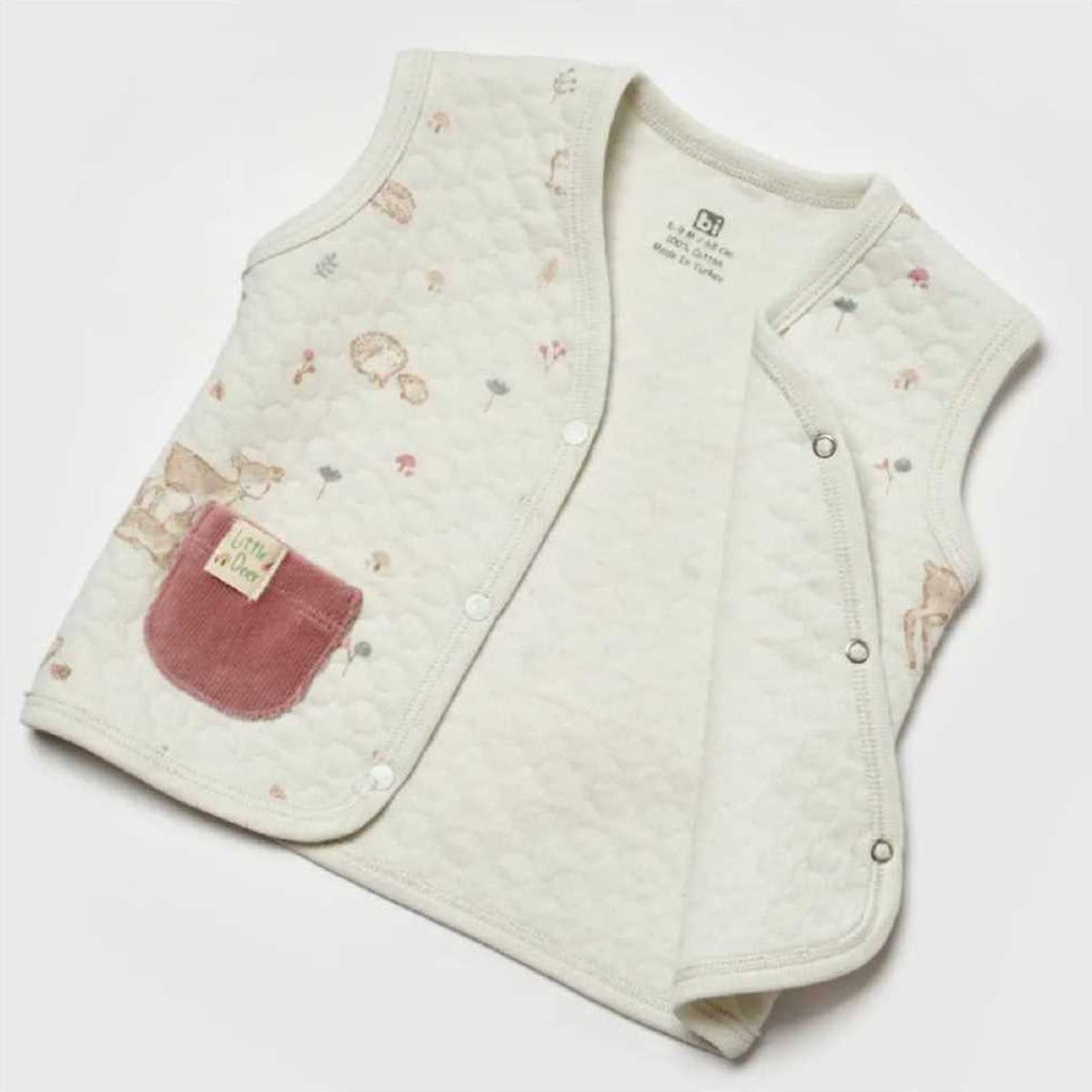 Bibaby Yelek Little Deer Mint - Powder