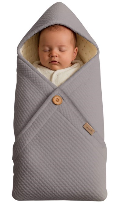 Bistyle Battaniye Triko Warm Nest Gri