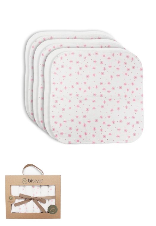 Bistyle Organik Mendil 6lı Stars Kutulu 20x20cm Pudra