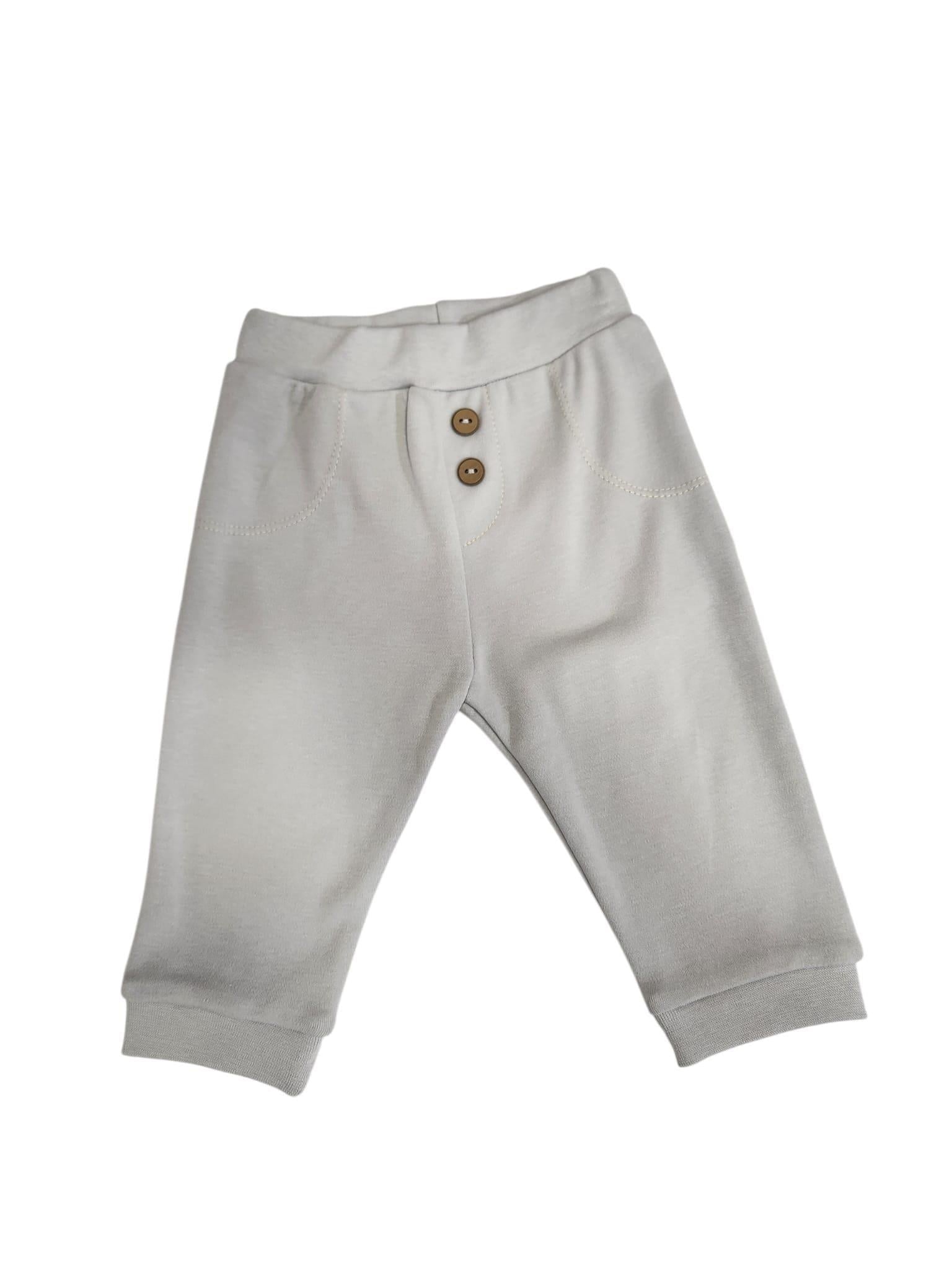 Bistyle Pantolon Patiksiz Little Koala Gri - Sarı - Ekru