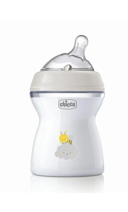 Chicco Natural Feeling Silikon Emzikli PP Biberon Desenli 250 ml 2+ Ay Yeni